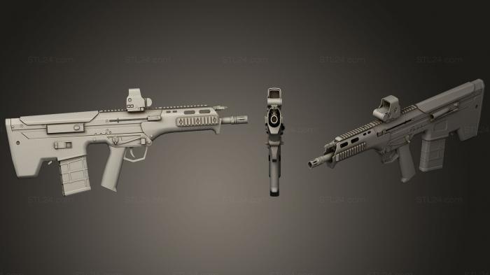 Weapon (M4, WPN_0233) 3D models for cnc